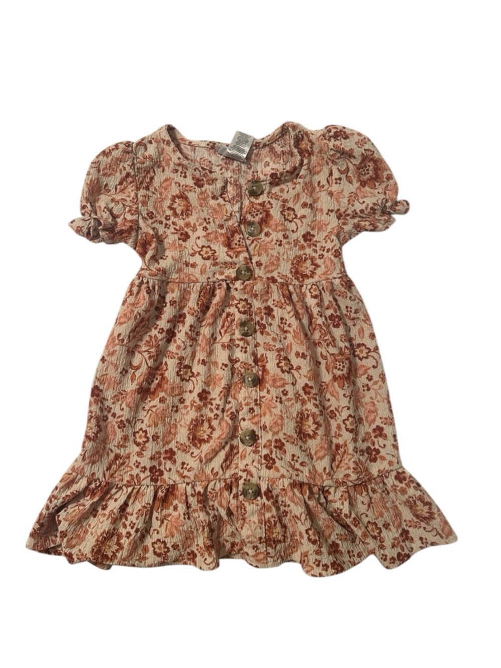 Floral Button-front dress - 3T